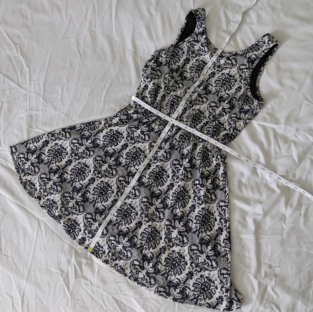 Whisper Black and White Dress - Picture 3 of 6